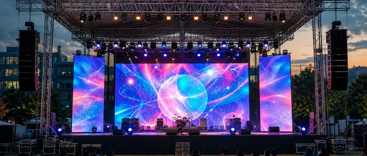 축제 멀티스크린 셋업